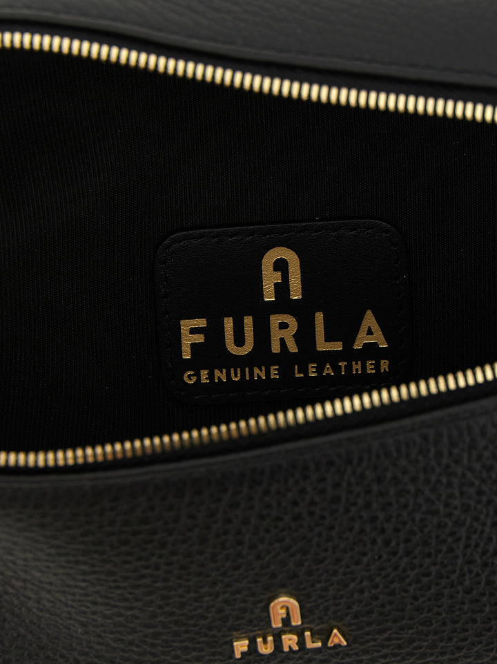 Furla Black Leather Handbag