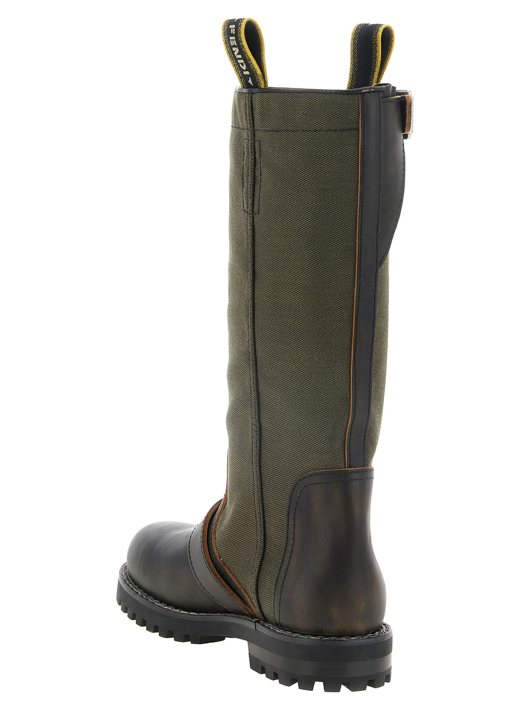 Fendi Bicolor Calfskin Over The Knee