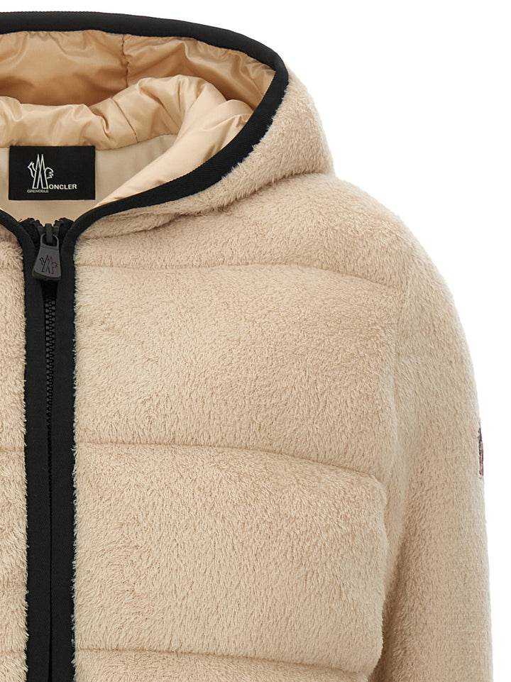 Moncler Grenoble Beige Polyester Hoodie