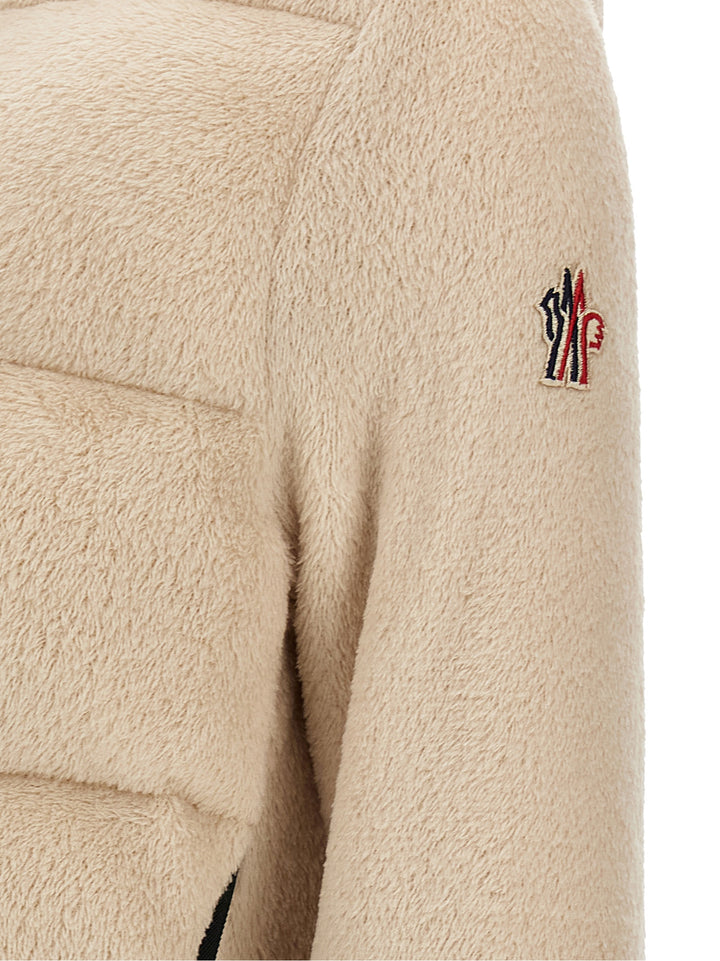 Moncler Grenoble Beige Polyester Hoodie
