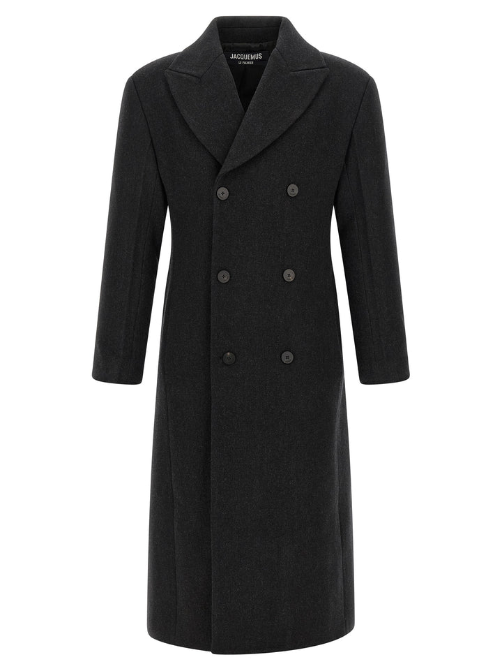 Jacquemus Gray Virgin Wool Coat