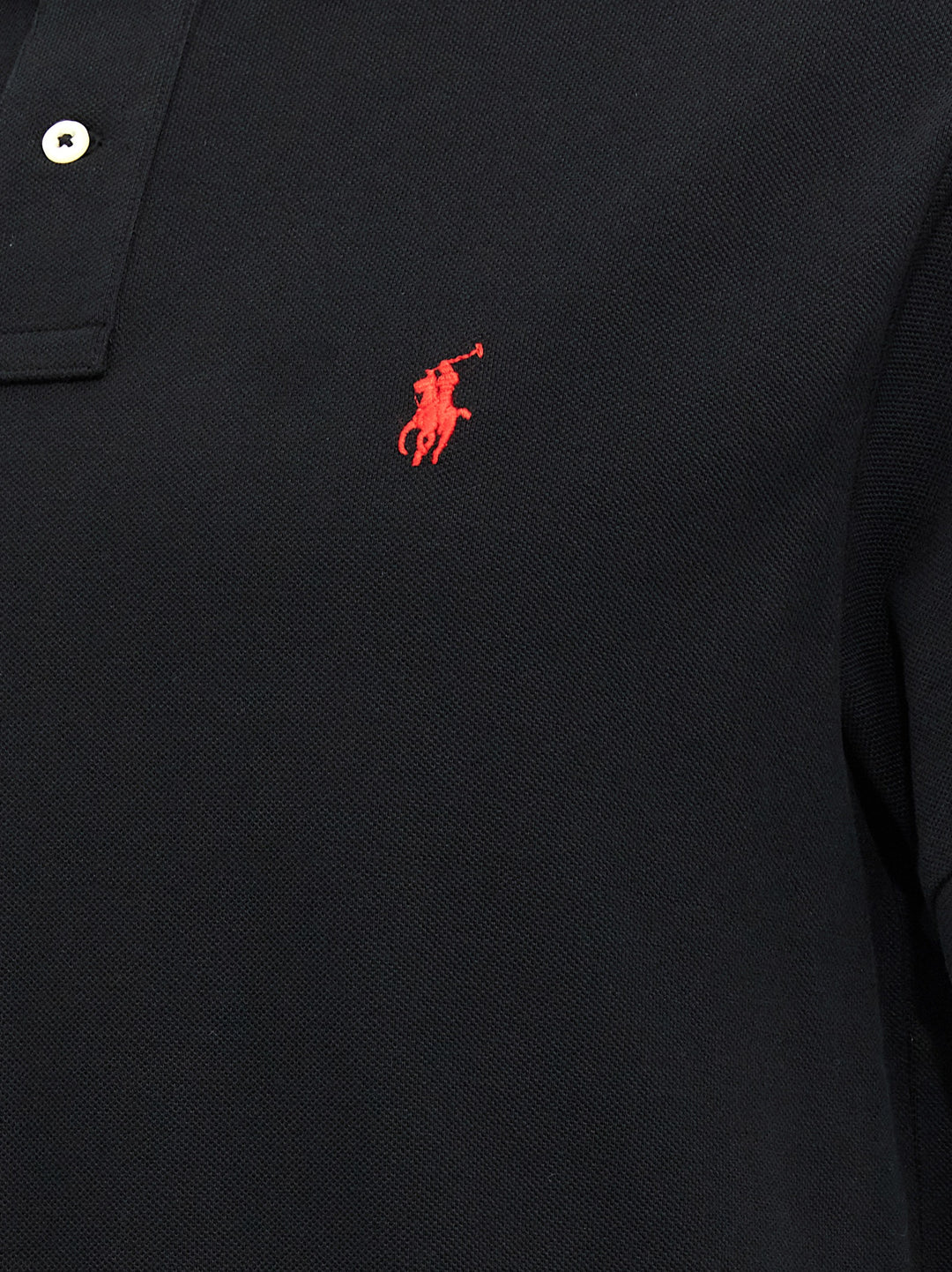 Polo Ralph Lauren Black Cotton Polo Shirt