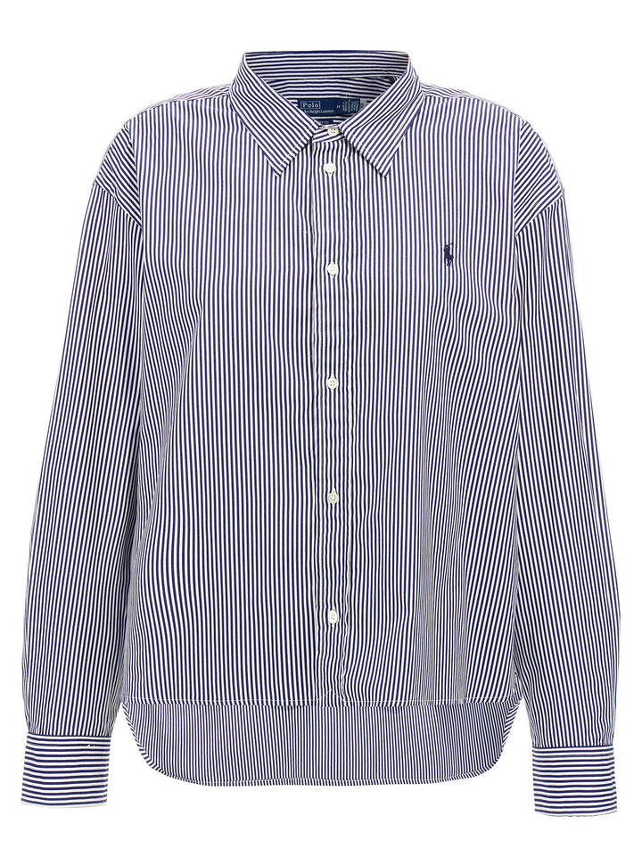Polo Ralph Lauren Blue Cotton Blouse