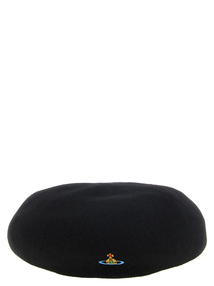 Vivienne Westwood Black Wool Beanie