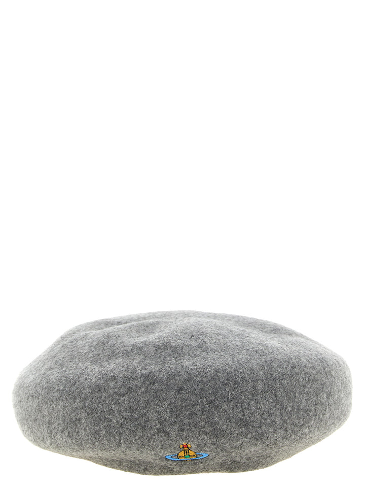 Vivienne Westwood Gray Wool Fatcap Hat