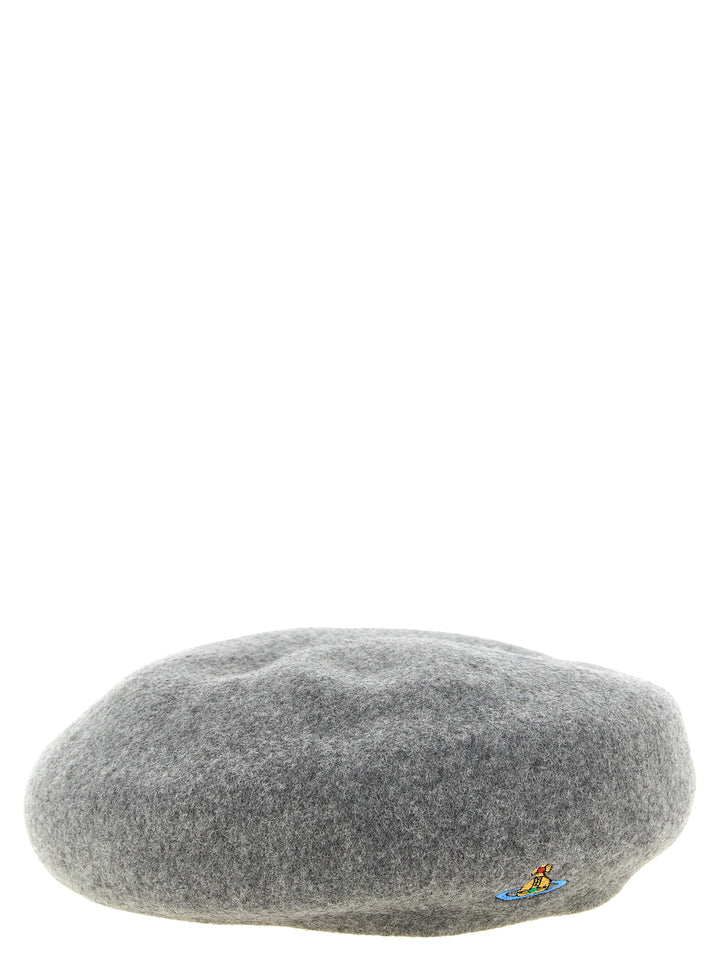 Vivienne Westwood Gray Wool Fatcap Hat