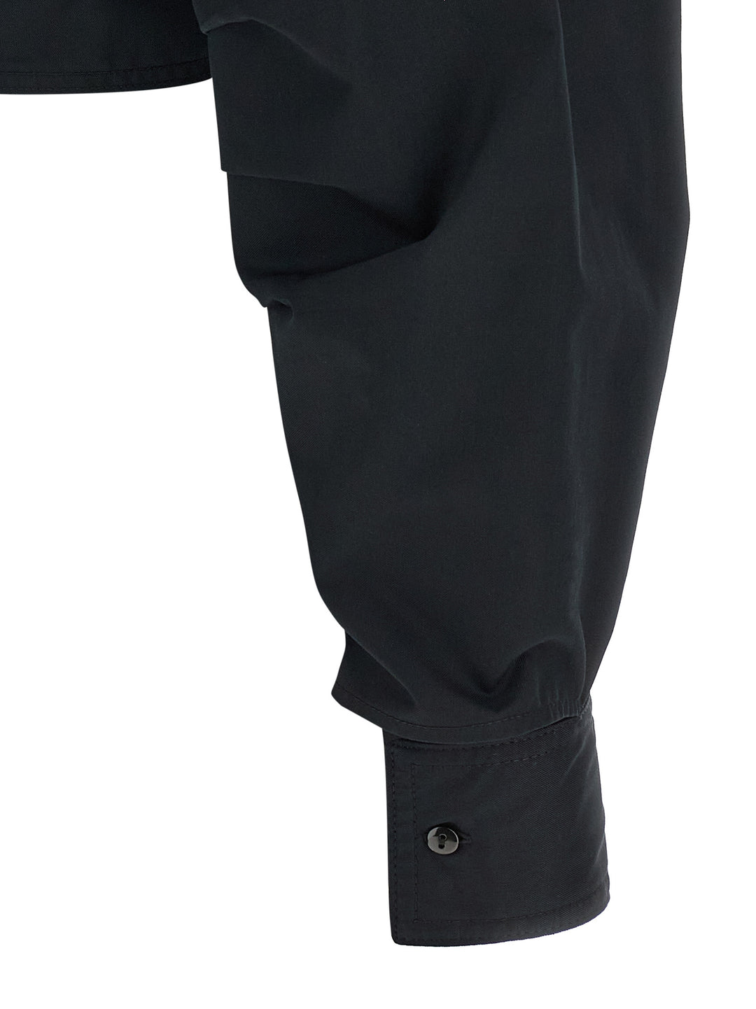 Elisabetta Franchi Black Cotton Blouse