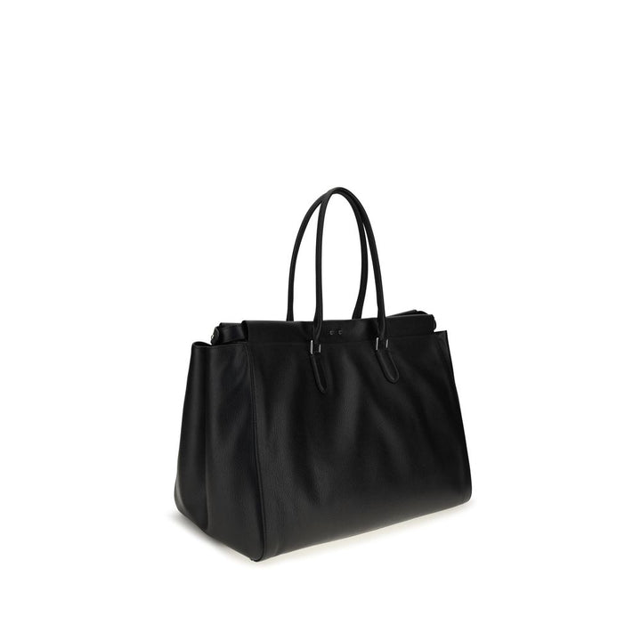 Fendi Black Calf Leather Bos Taurus Handbag