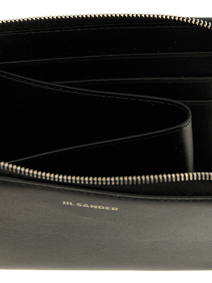 Jil Sander Black Calfskin Wallet