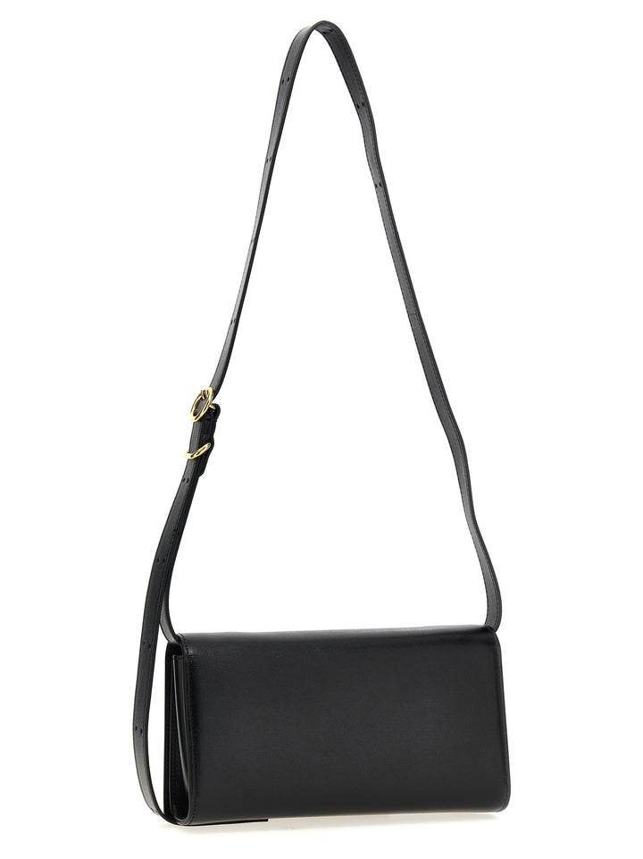 Jil Sander Black Leather Crossbody Bag