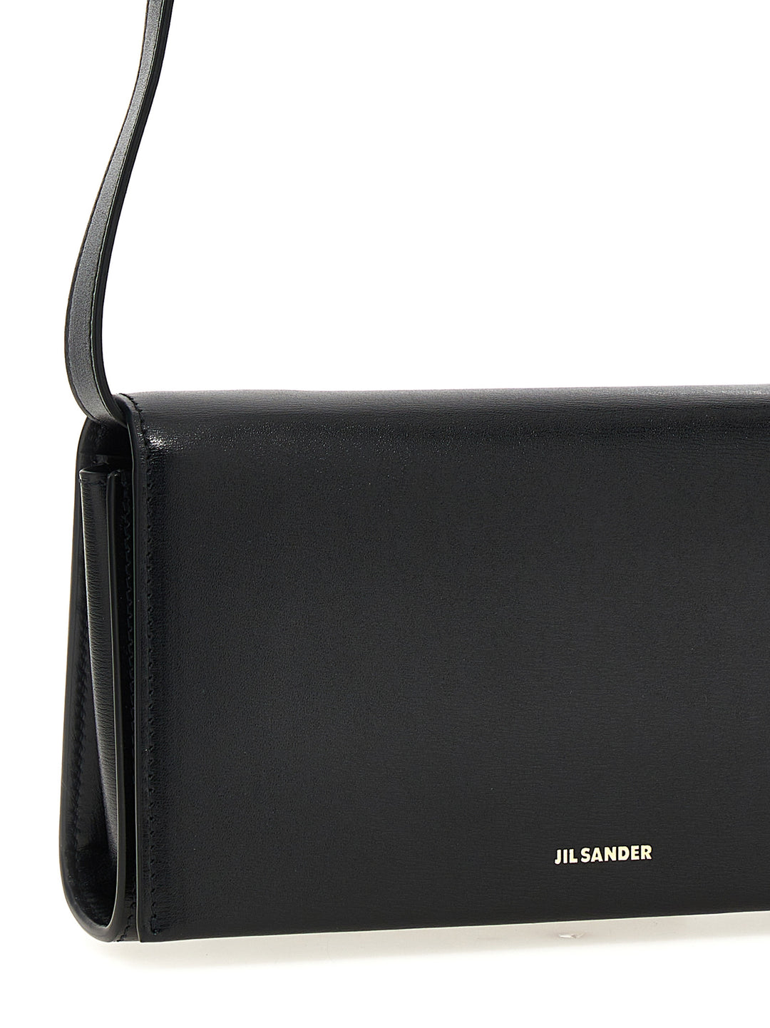Jil Sander Black Leather Crossbody Bag