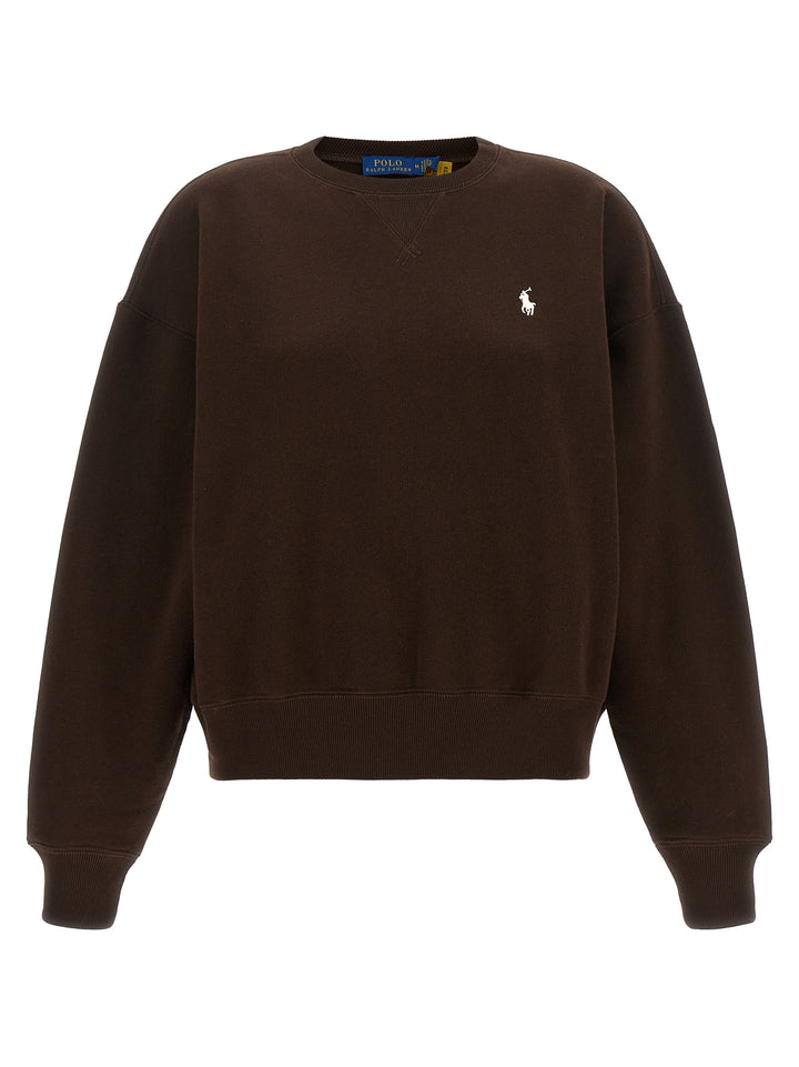 Polo Ralph Lauren Brown Cotton Sweatshirt