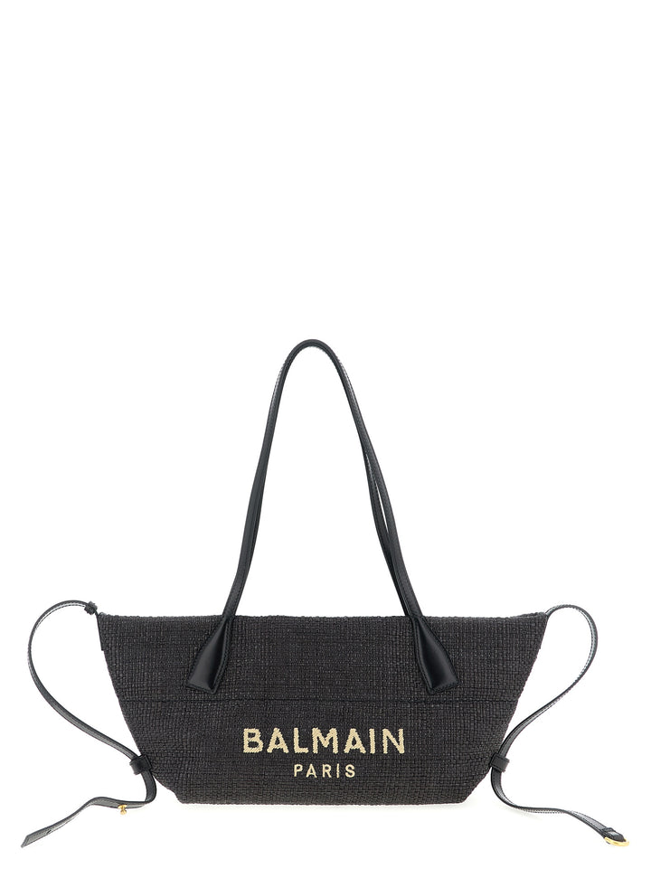 Balmain Black Polyamide Tote Bag