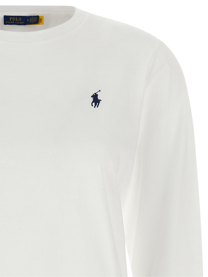 Polo Ralph Lauren White Cotton Long Sleeve T-Shirt