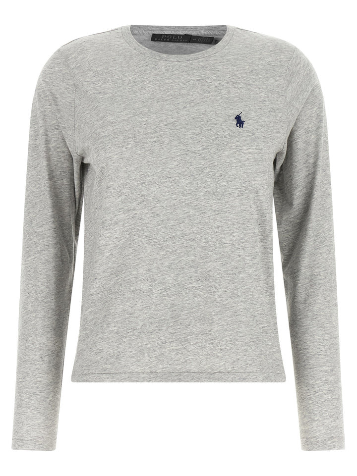 Polo Ralph Lauren Gray Cotton Long Sleeve T-Shirt