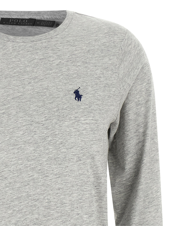 Polo Ralph Lauren Gray Cotton Long Sleeve T-Shirt