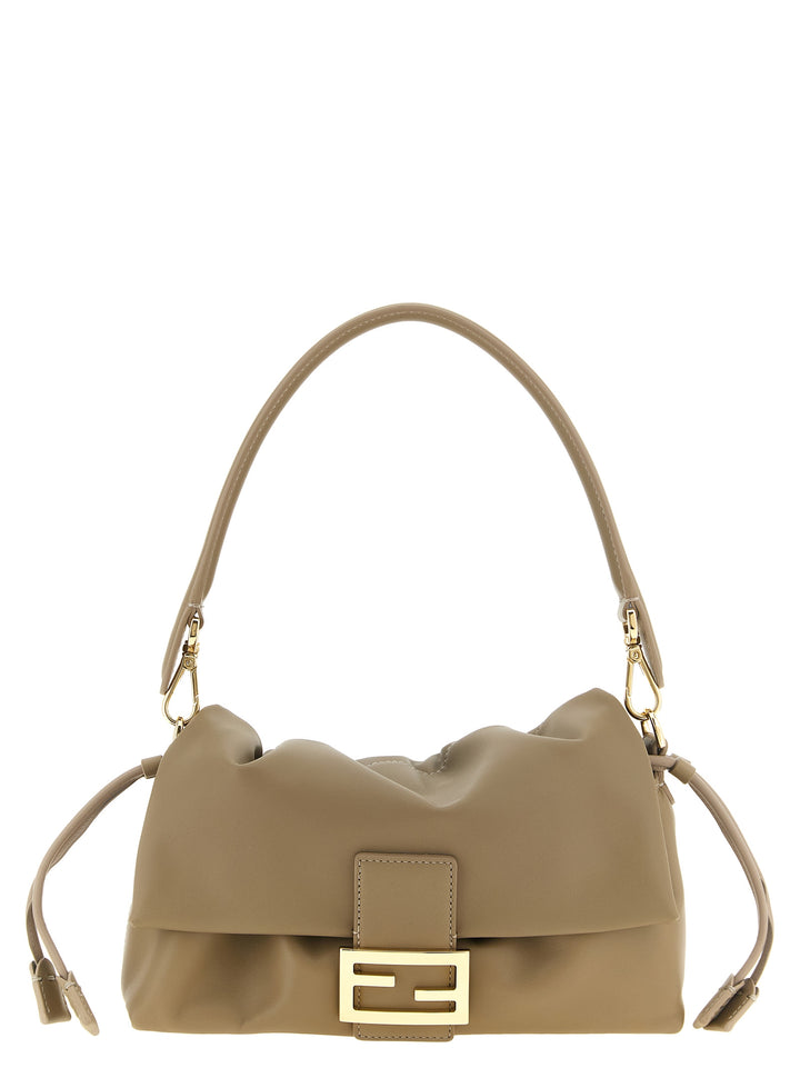 Fendi Beige Lamb Leather Handbag