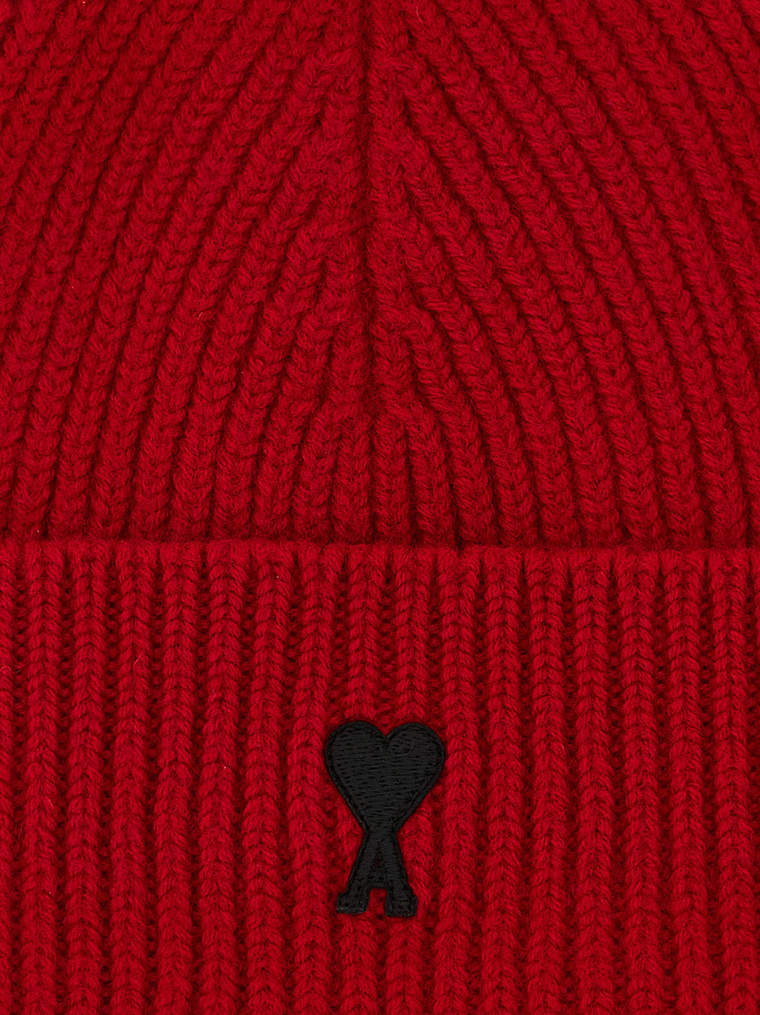 Ami Paris Red Wool Beanie