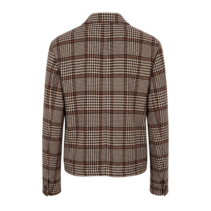 Roberto Pepe Luxury Black Viscose Men Jacket