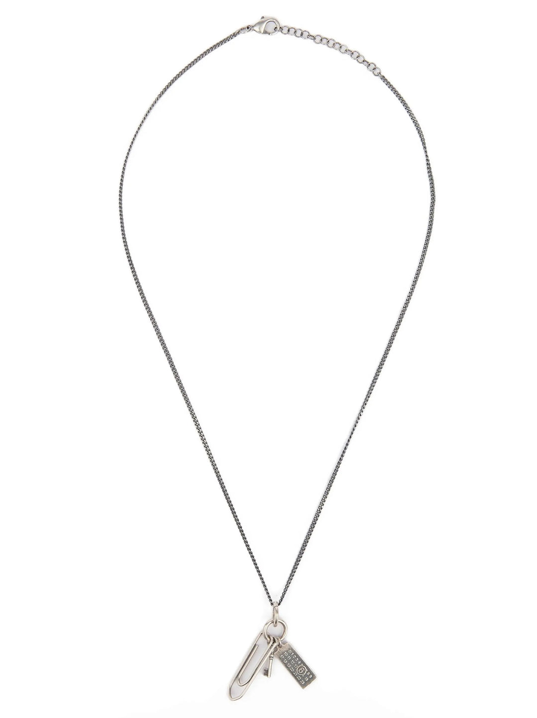MM6 Maison Margiela Silver Brass Necklace