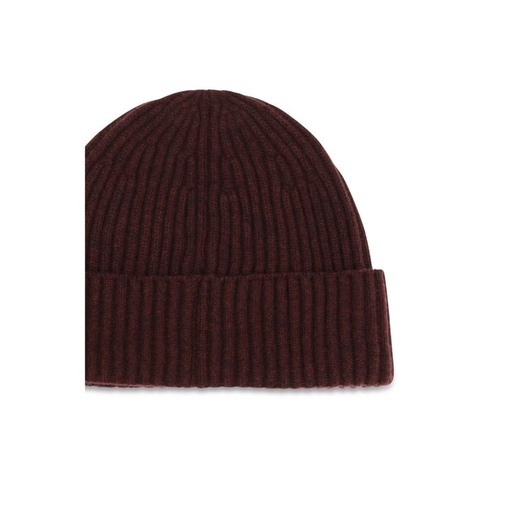Brunello Cucinelli Bordeaux Cashmere Beanie