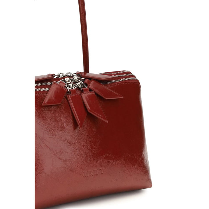 The Attico Red Calf Leather Bos Taurus Shoulder Bag