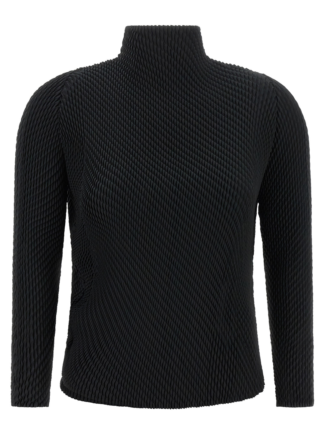 Issey Miyake Black Polyester Shirt