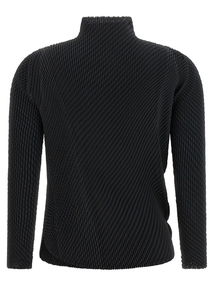 Issey Miyake Black Polyester Shirt