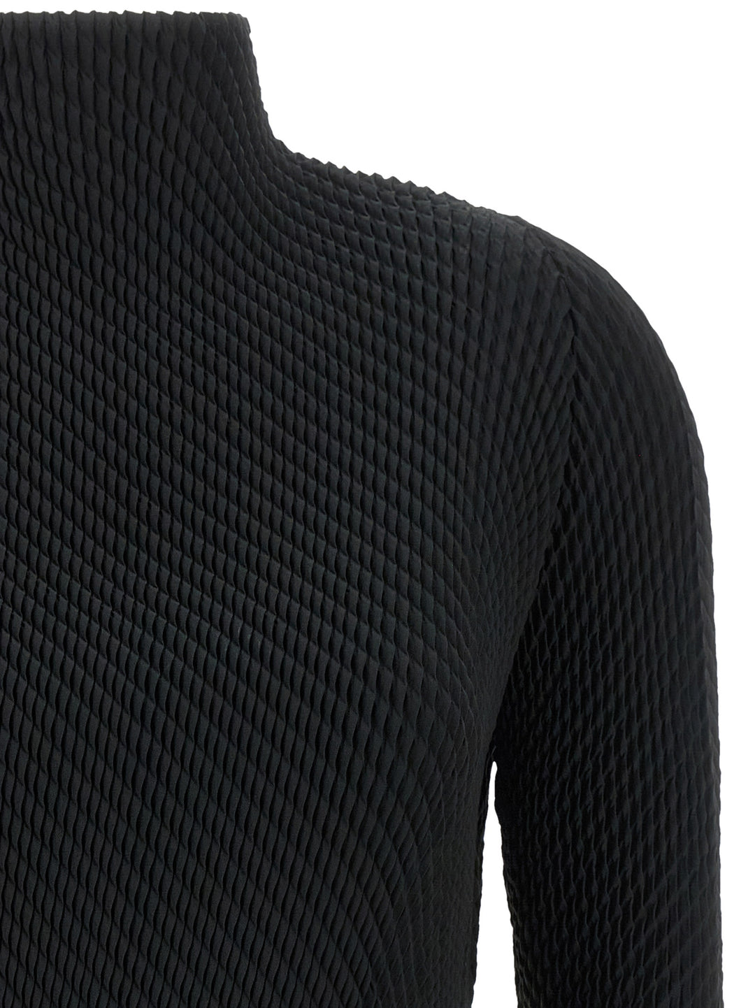 Issey Miyake Black Polyester Shirt