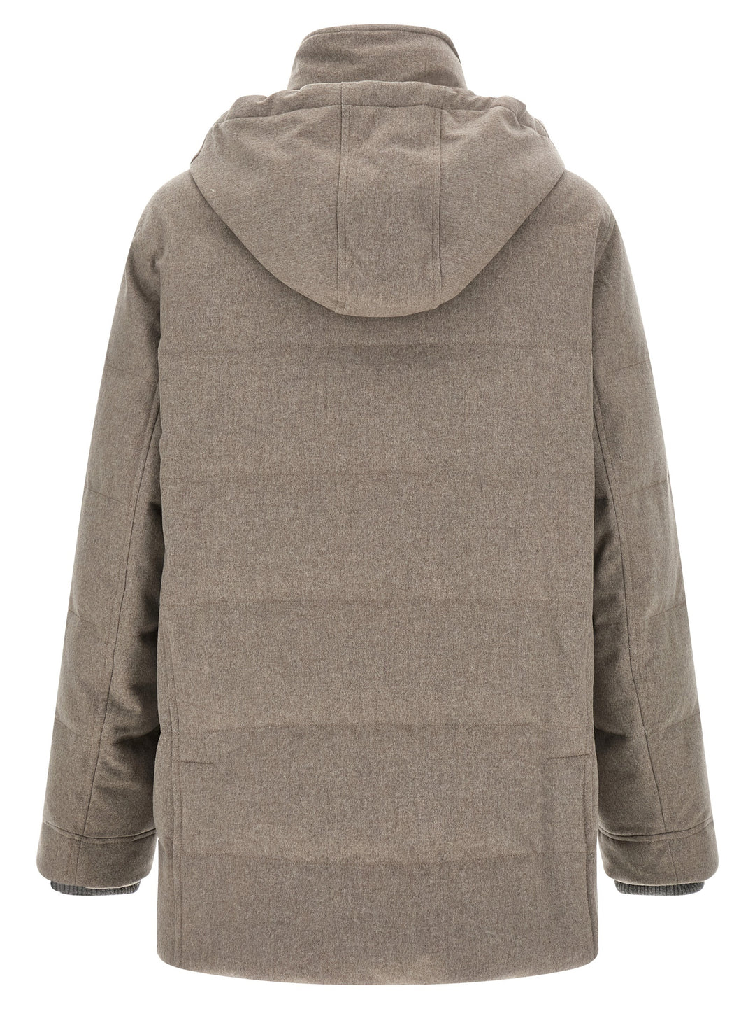 Brunello Cucinelli Beige Wool Parka