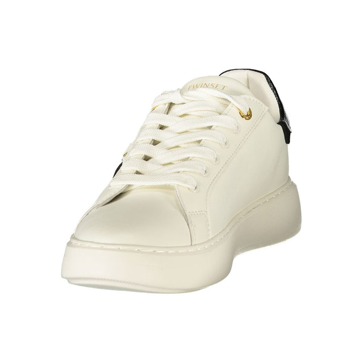 Twinset White Polyurethane Women's Sneaker