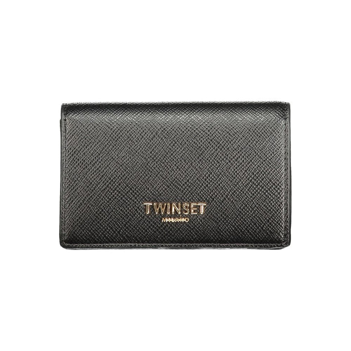 Twinset Black Polyurethane Women's Wallet
