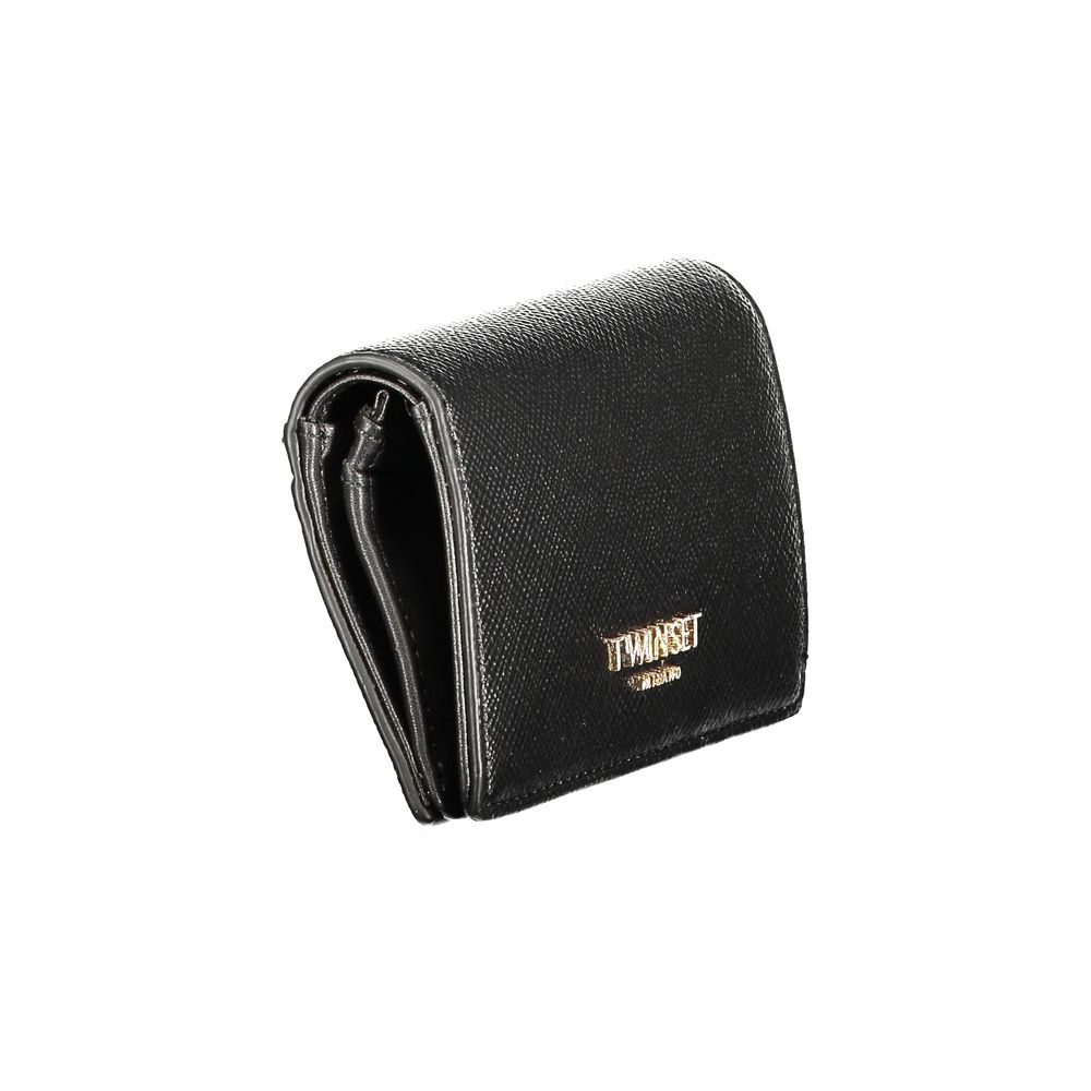 Twinset Black Polyurethane Women's Wallet