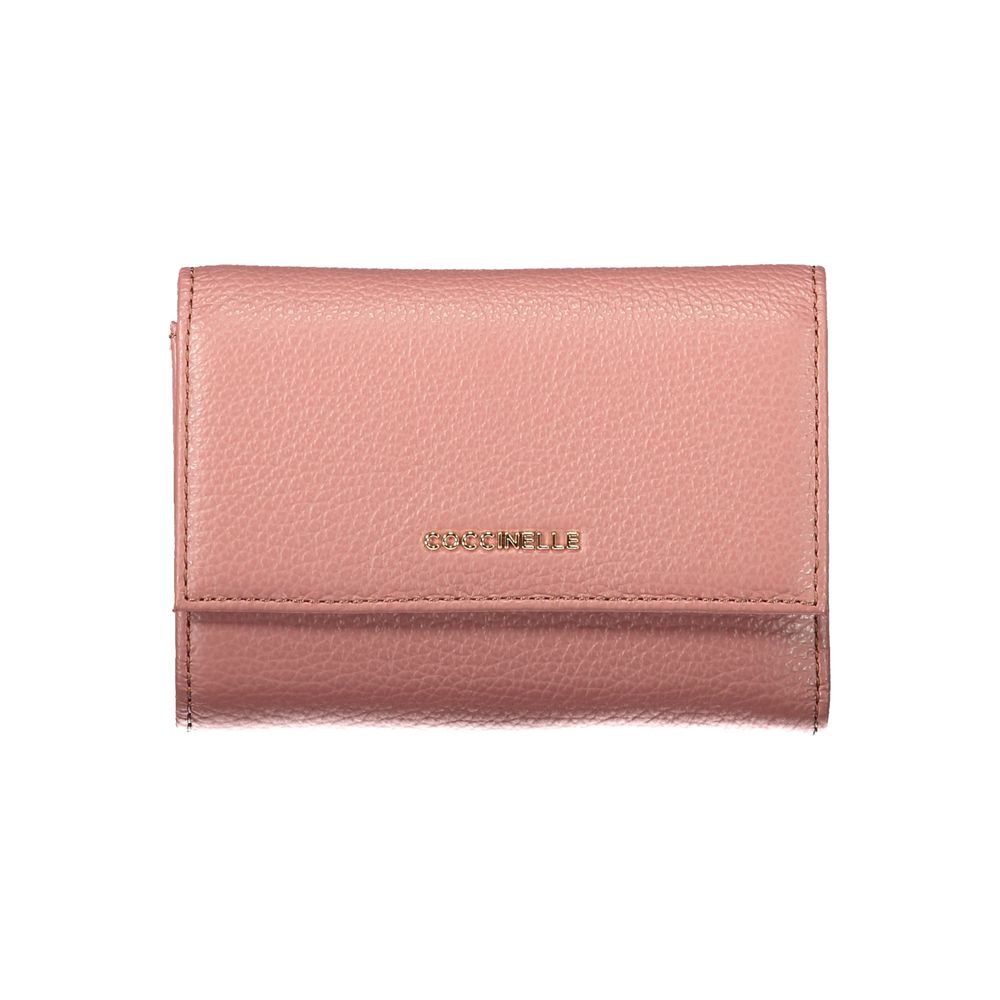Coccinelle Pink Leather Wallet