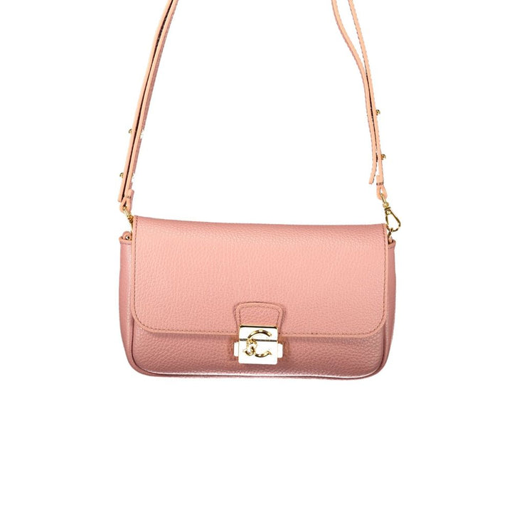 Coccinelle Pink Leather Handbag