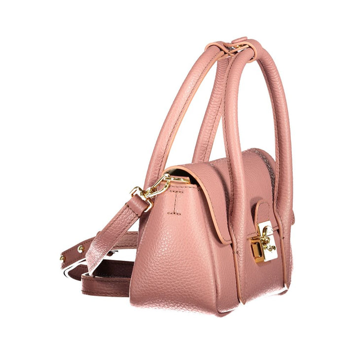 Coccinelle Pink Leather Handbag