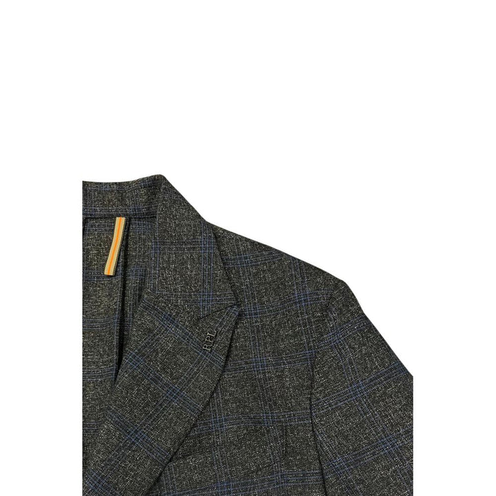 Roberto Pepe Luxury Blue Viscose Men Jacket