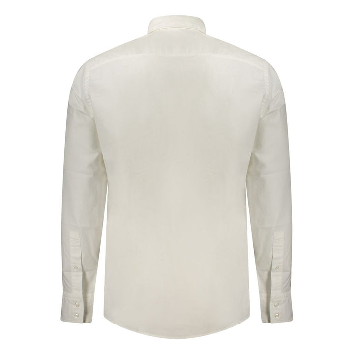 Hugo Boss White Cotton Men's Shirt