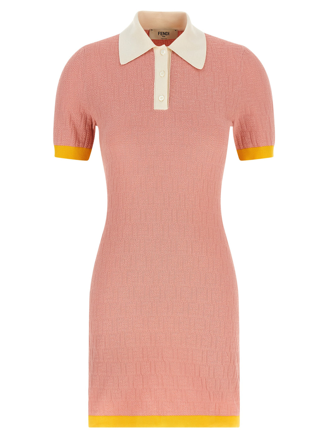 Fendi Multicolor Cotton Short Dress