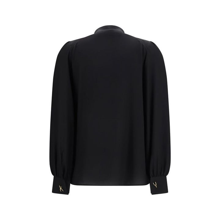 Alexander McQueen Black Silk Blouse