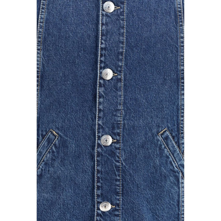 Brunello Cucinelli Blue Cotton Denim Jacket