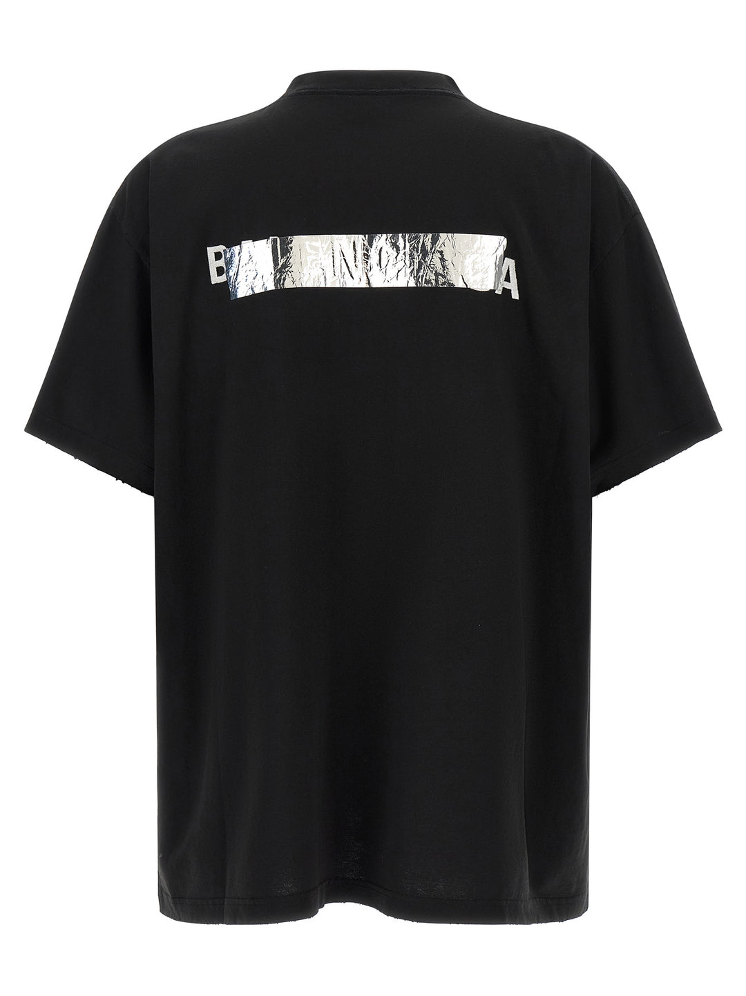 Balenciaga Black Cotton T-Shirt