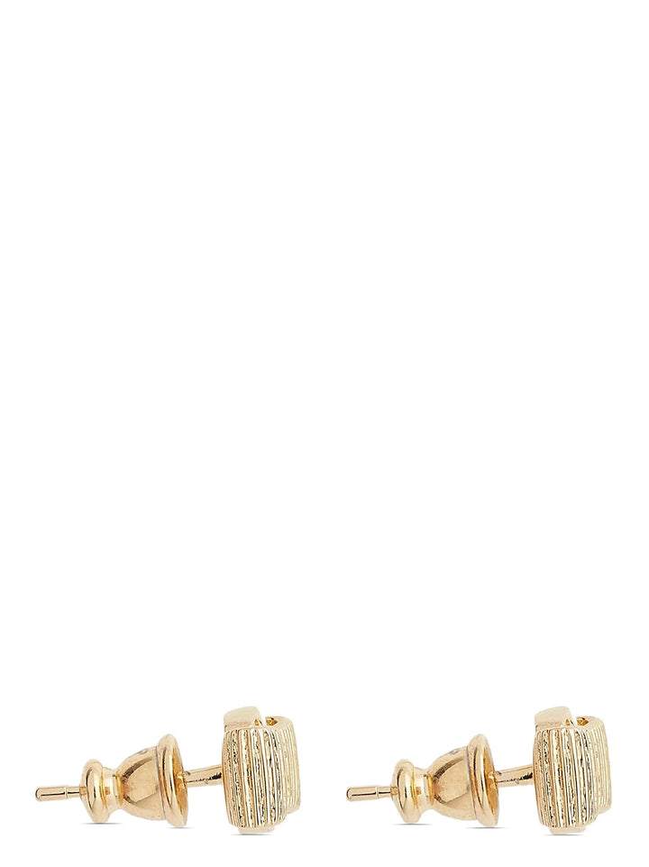 Ferragamo Gold Brass Earrings