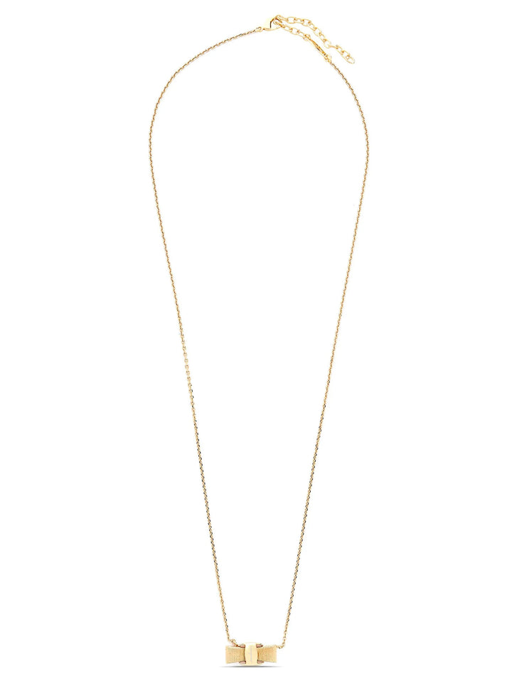 Ferragamo Gold Brass Necklace