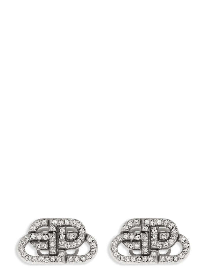 Balenciaga Silver Brass Earrings