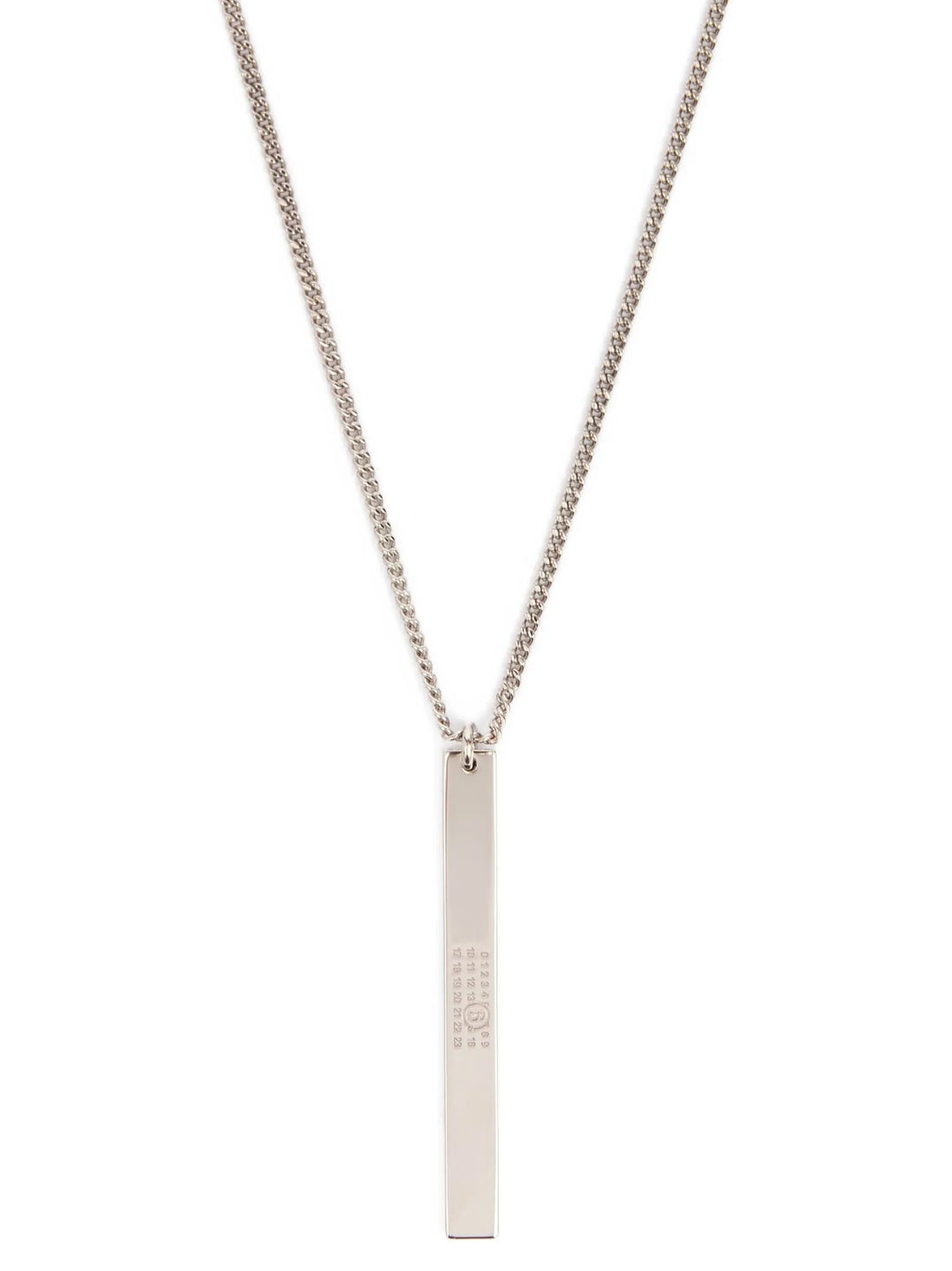 MM6 Maison Margiela Silver Brass Necklace