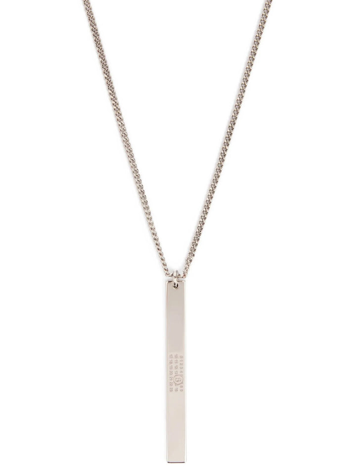 MM6 Maison Margiela Silver Brass Necklace