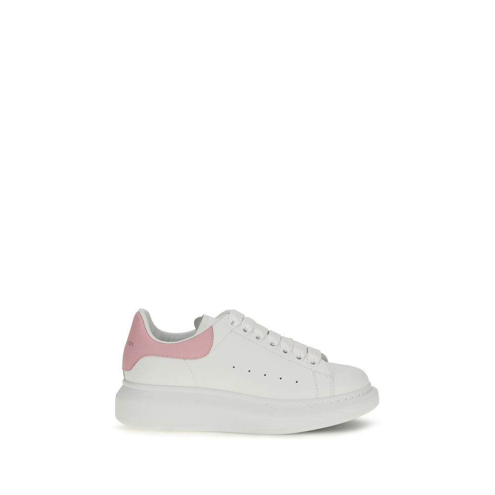 Alexander McQueen White Calf Leather Bos Taurus Chunky Sneakers