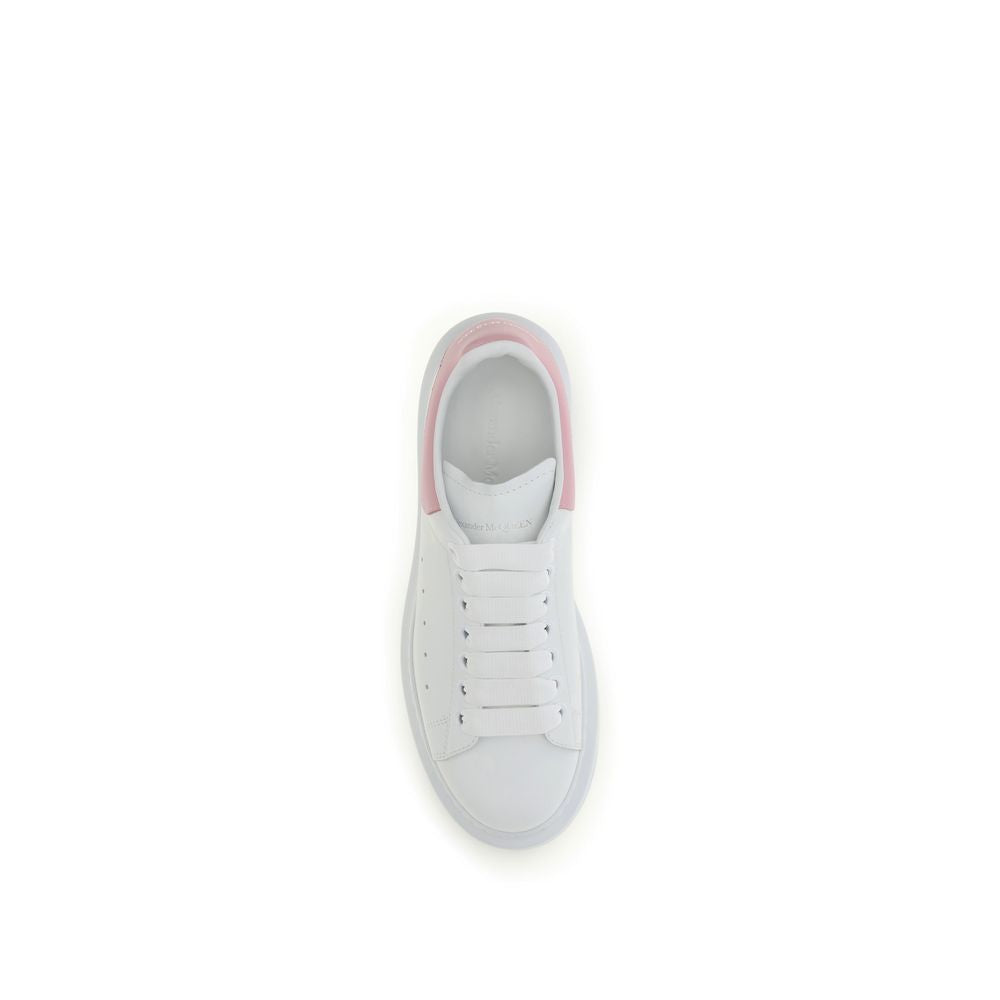 Alexander McQueen White Calf Leather Bos Taurus Chunky Sneakers