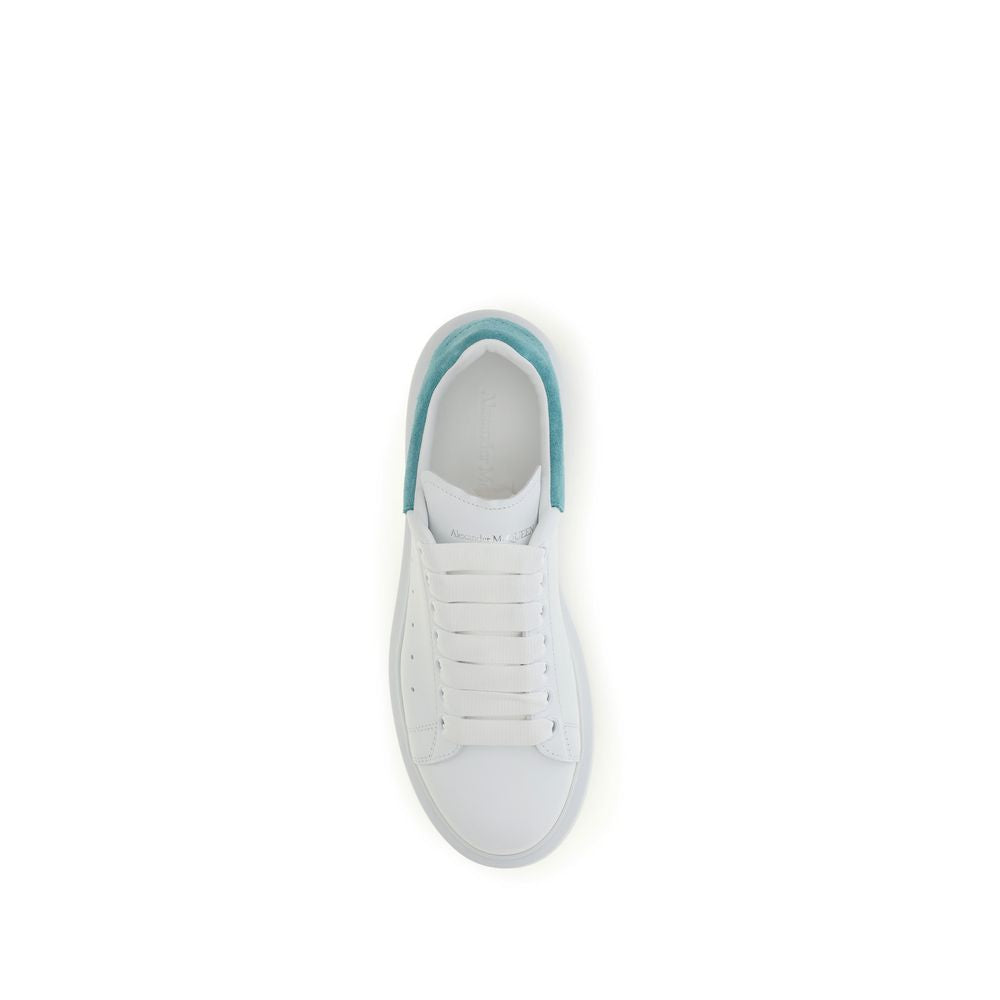 Alexander McQueen White Calf Leather Bos Taurus Chunky Sneakers